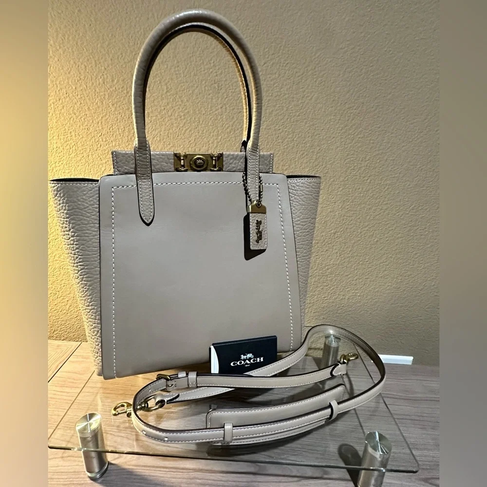 Coach 1941 Troupe Tote in Stone - Picture 1 of 11